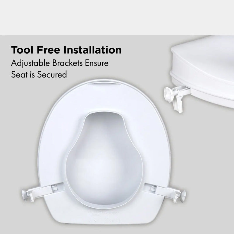 Homecraft Savannah 50mm Raised Toilet Seat with Lid