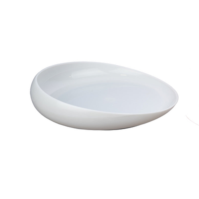 Homecraft Round Scoop Dish - Ivory