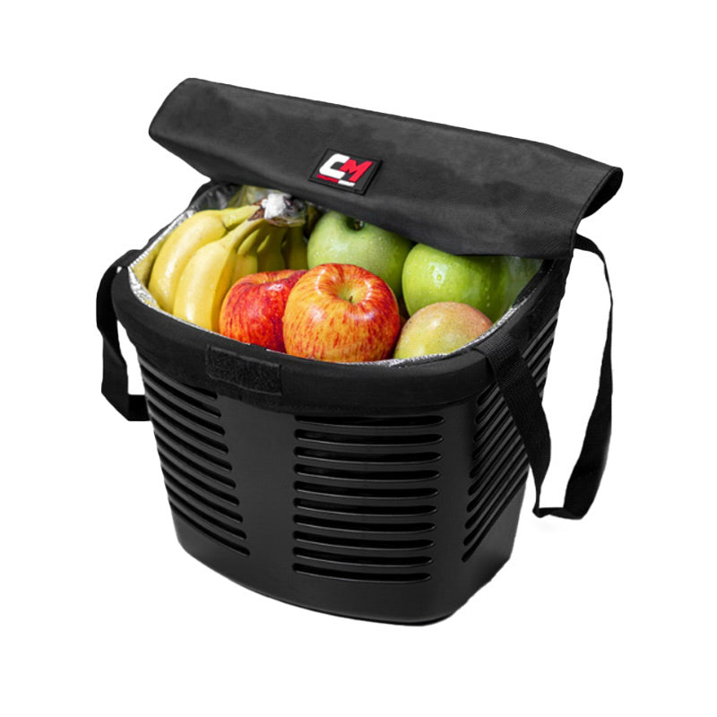 Top Gun Scooter Accessory Small Front Basket Bag - Black