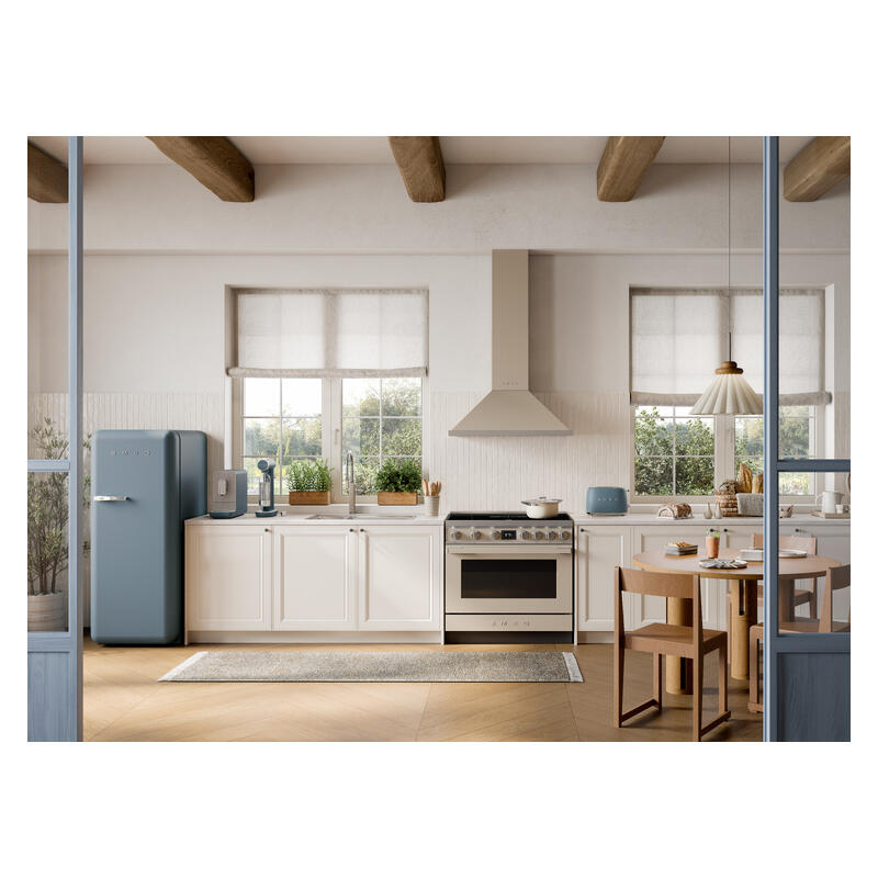Smeg 90cm Portofino Induction Pyrolytic Freestanding Oven - Moonlight
