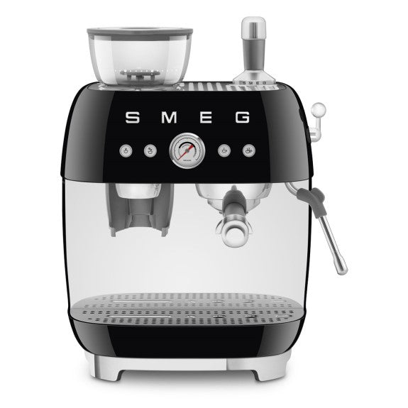 Smeg 50's Style Manual Coffee Machine - Black
