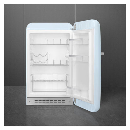Smeg 135L RH Bar Fridge - Pastel Blue (50's Style Retro)
