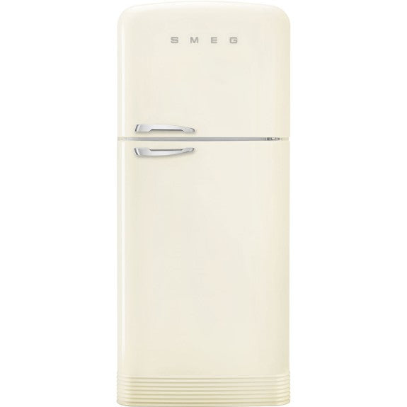Smeg 524L Retro Style Top Mount Fridge Freezer - Cream
