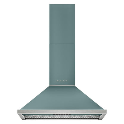 Smeg 90cm Portofino Canopy Rangehood - Emerald Green