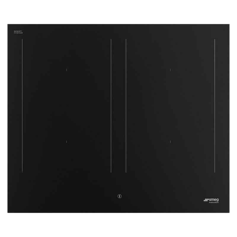 Smeg 60cm 4-Zone Induction Cooktop with Flexible Zones - Matte Black (Classic Aesthetic)