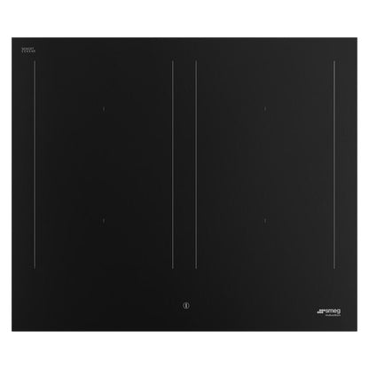 Smeg 60cm 4-Zone Induction Cooktop with Flexible Zones - Matte Black (Classic Aesthetic)
