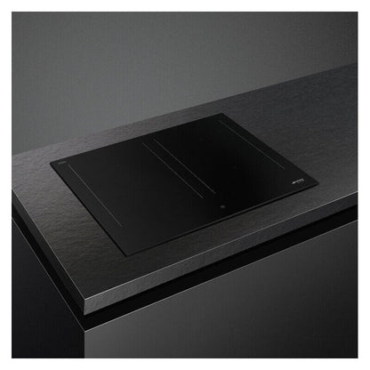 Smeg 60cm 4-Zone Induction Cooktop with Flexible Zones - Matte Black (Classic Aesthetic)
