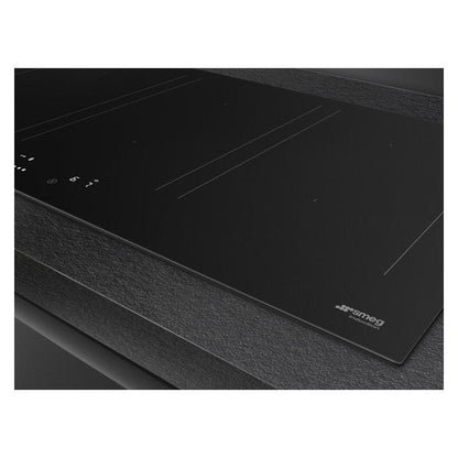 Smeg 90cm 6-Zone Induction Cooktop with Flexible Zones - Matte Black (Classic Aesthetic)
