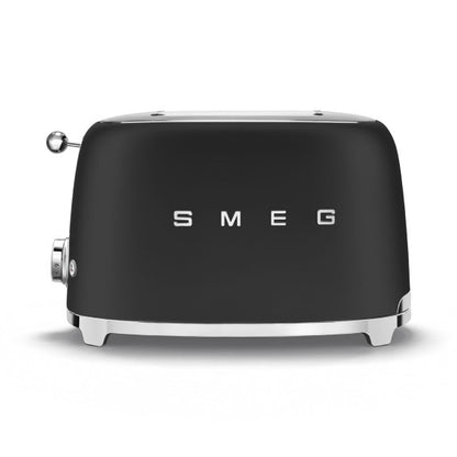 Smeg Retro Style 2 Slice Toaster - Matte Black