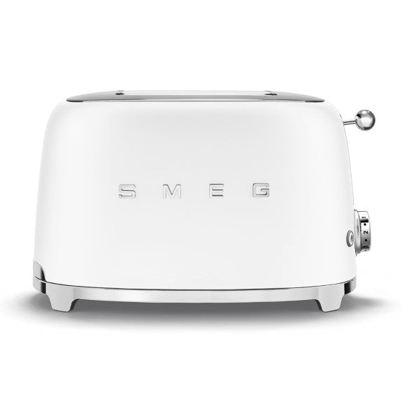 Smeg Retro Style 2 Slice Toaster - Matte White