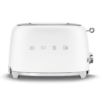 Smeg Retro Style 2 Slice Toaster - Matte White