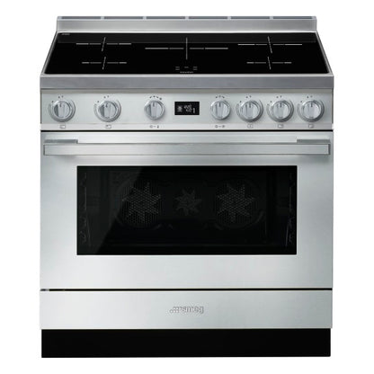 Smeg Portofino 90cm Induction Cooker - Stainless Steel