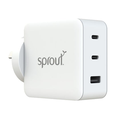 Sprout 3in1 Gan Power Adapter 65W - White