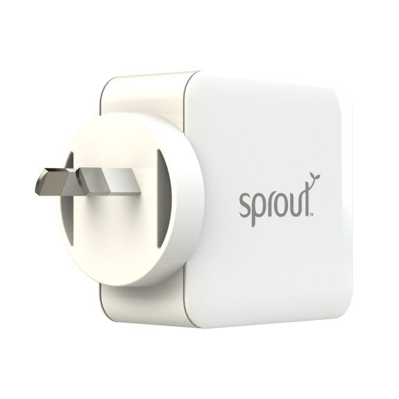 Sprout 3in1 Gan Power Adapter 65W - White