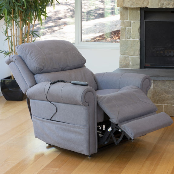 Studio Lift & Recline Fabric Armchair - Fog