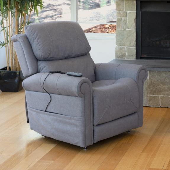 Studio Lift & Recline Fabric Armchair - Fog