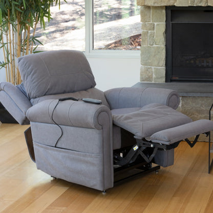 Studio Lift & Recline Fabric Armchair - Fog
