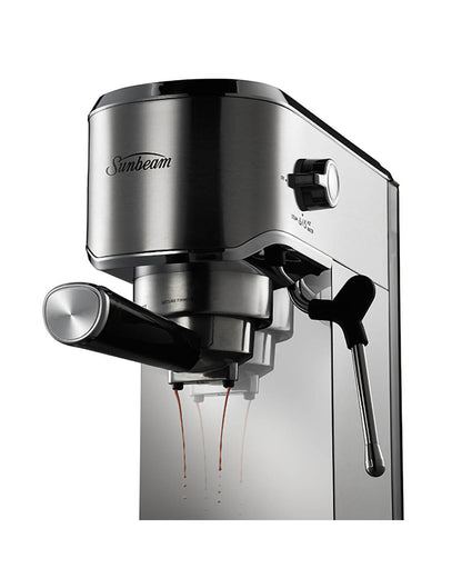 Sunbeam Compact Barista Manual Coffee Machine - Stainless Steel