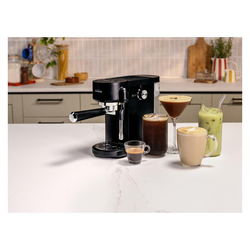 Sunbeam PIXL Espresso Manual Coffee Machine - Black