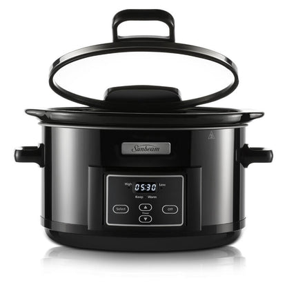 Sunbeam 4.7L Lift & Serve Slow Cooker - Black