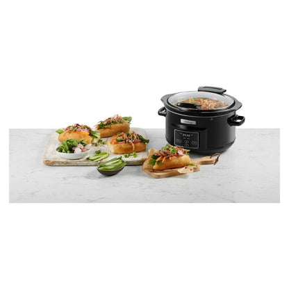 Sunbeam 4.7L Lift & Serve Slow Cooker - Black