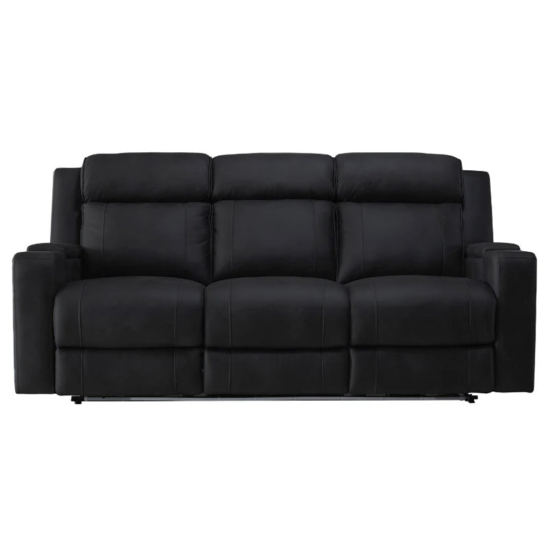 Symphony Immersive 3 Seater Electric Recliner Fabric Sofa - Jet