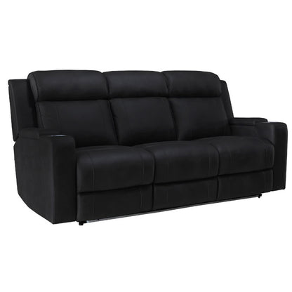 Symphony Immersive 3 Seater Electric Recliner Fabric Sofa - Jet