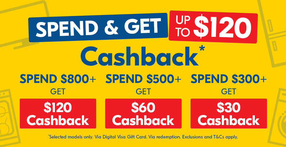Spend & Get up to $120 Cashback