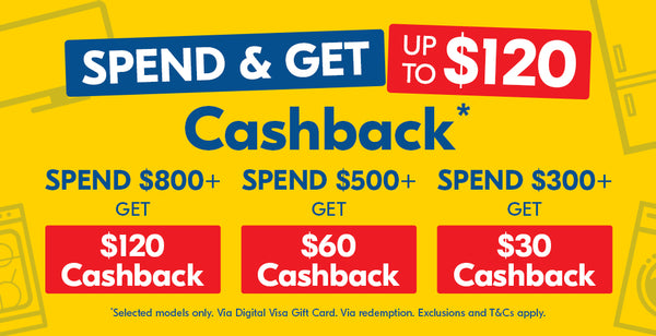 Spend & Get Up To $120 Cashback