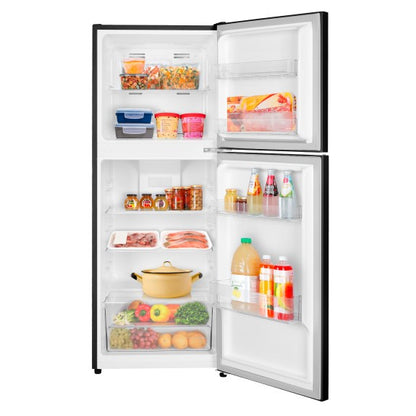 TCL 197L Top Mount Fridge Freezer - Black