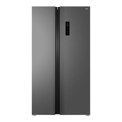 TCL 505L Side by Side Fridge Freezer - Grey