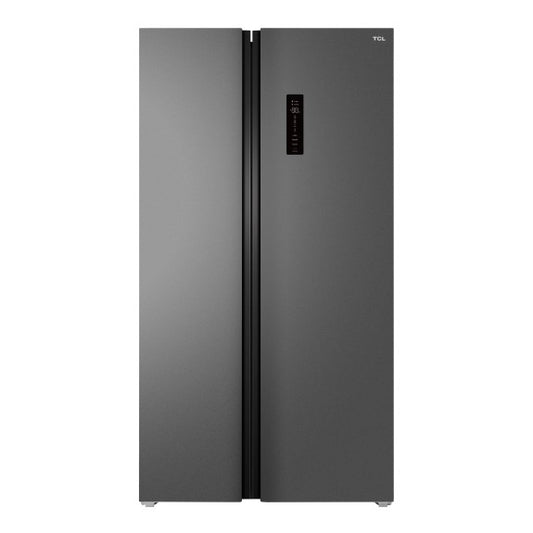 TCL 505L Side by Side Fridge Freezer - Grey