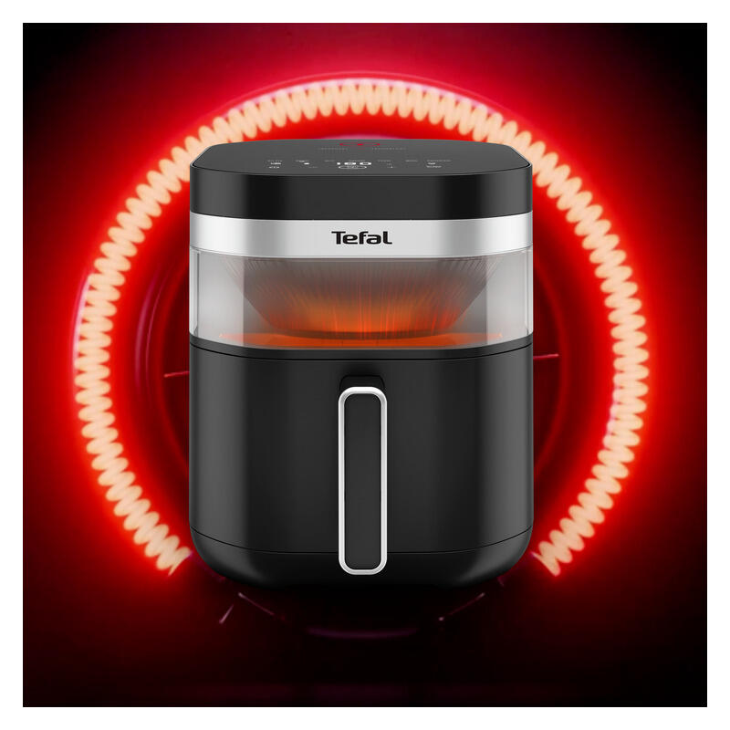 Tefal 7L Ever Fry Infra Heat Single Drawer Air Fryer - Black