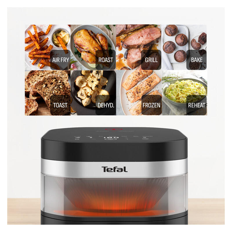 Tefal 7L Ever Fry Infra Heat Single Drawer Air Fryer - Black