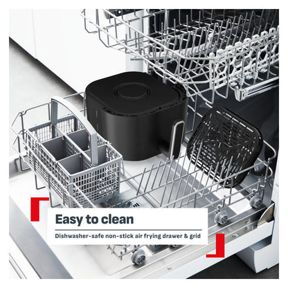 Tefal 7L Ever Fry Infra Heat Single Drawer Air Fryer - Black