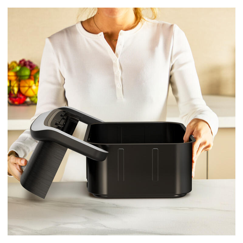 Tefal 9L Ever Fry Infra Heat Flex Air Fryer with Detachable Front - Black