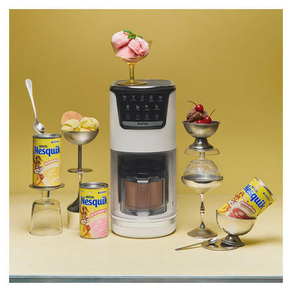 Tefal Dolci Rise Drink & Dessert Maker with Nesquik Tins - White