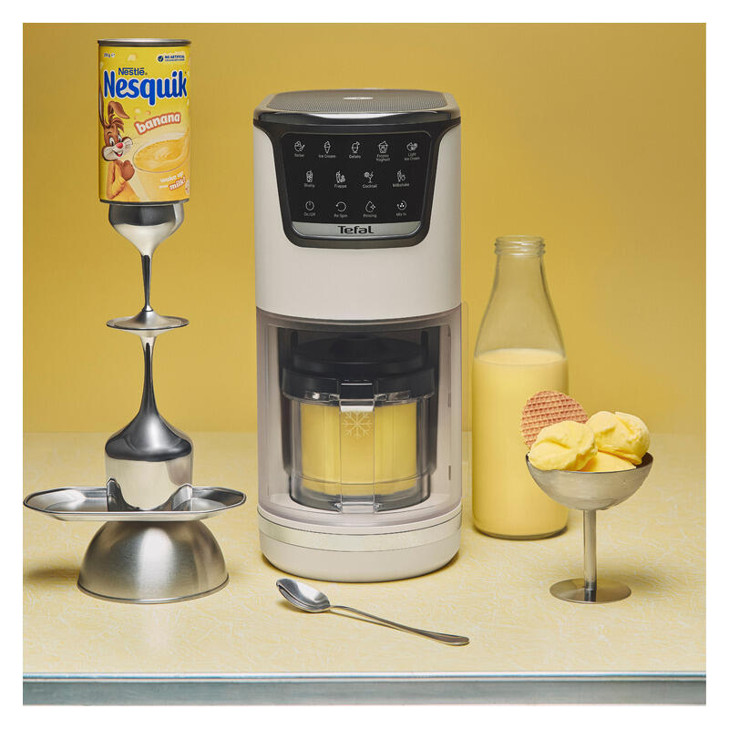 Tefal Dolci Rise Drink & Dessert Maker with Nesquik Tins - White