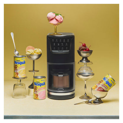 Tefal Dolci Black Knight Drink & Dessert Maker with Nesquik Tins - Black