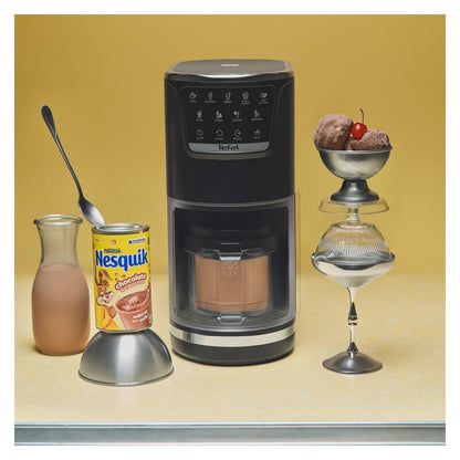 Tefal Dolci Black Knight Drink & Dessert Maker with Nesquik Tins - Black