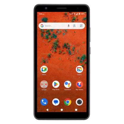 Telstra T-Essential 6" Smartphone - 4G 64GB Nano Sim - Black (Telstra Locked & Blue Tick)