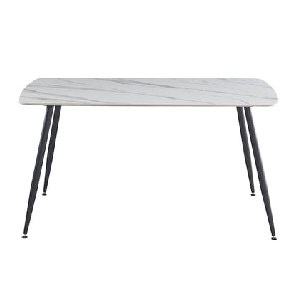 Tempo 150cm Dining Table - White/Grey