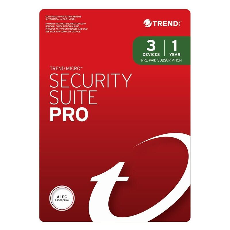 Trend Micro Maximum Security Plus - 3 Devices with 1 Year Add On