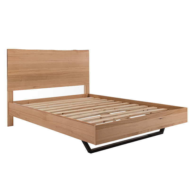 Valhalla 4 Piece Queen Timber Bedroom Suite - Messmate/Black