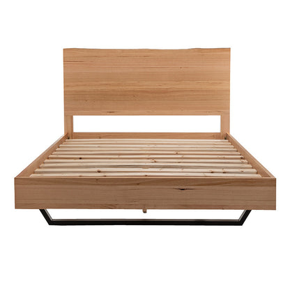 Valhalla 4 Piece Queen Timber Bedroom Suite - Messmate/Black