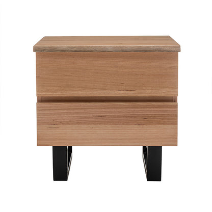 Valhalla 4 Piece Queen Timber Bedroom Suite - Messmate/Black