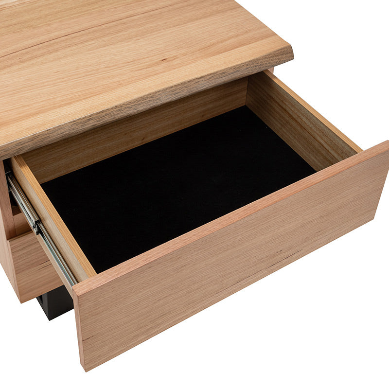 Valhalla 4 Piece Queen Timber Bedroom Suite - Messmate/Black