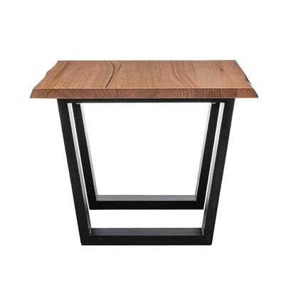 Valhalla Timber Lamp Table - Messmate/Black