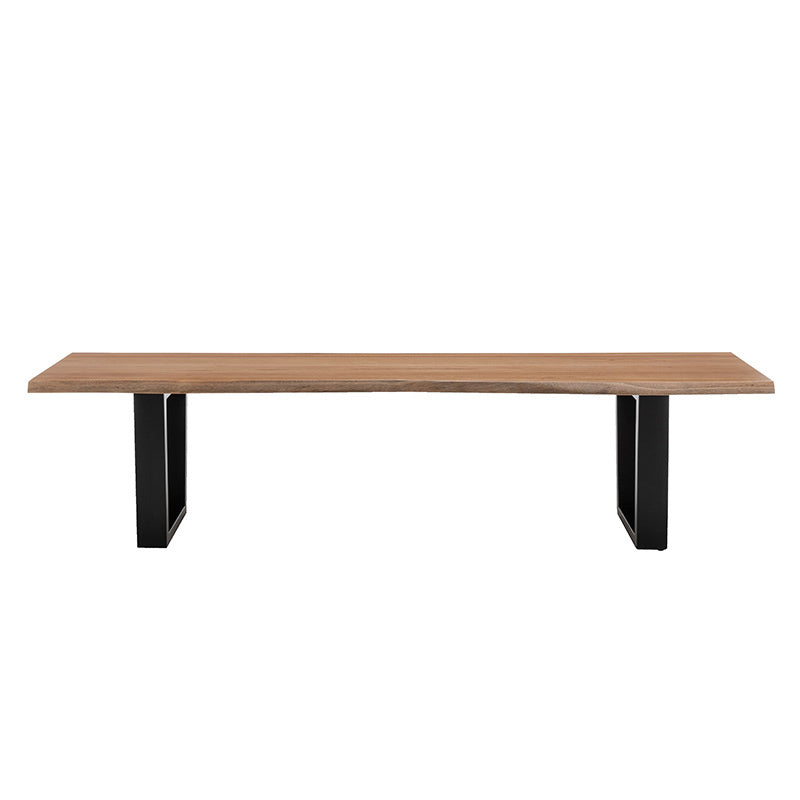 Valhalla 210cm Timber Bench Seat - Messmate/Black