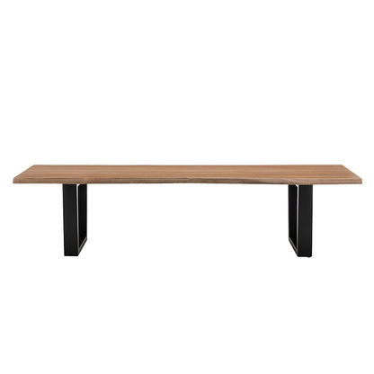 Valhalla 210cm Timber Bench Seat - Messmate/Black